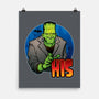 The Creature And Bride-None-Matte-Poster-DraganMac