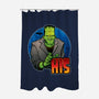 The Creature And Bride-None-Polyester-Shower Curtain-DraganMac