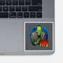 The Creature And Bride-None-Glossy-Sticker-DraganMac