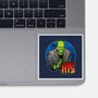 The Creature And Bride-None-Glossy-Sticker-DraganMac