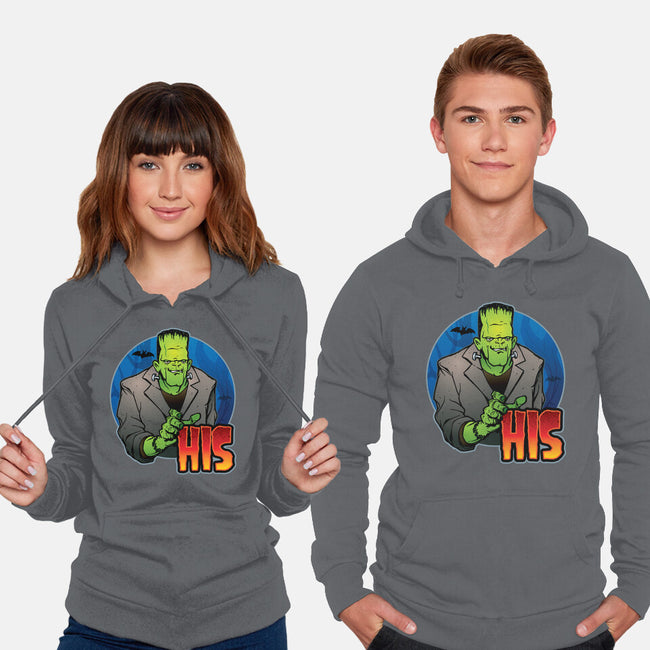 The Creature And Bride-Unisex-Pullover-Sweatshirt-DraganMac