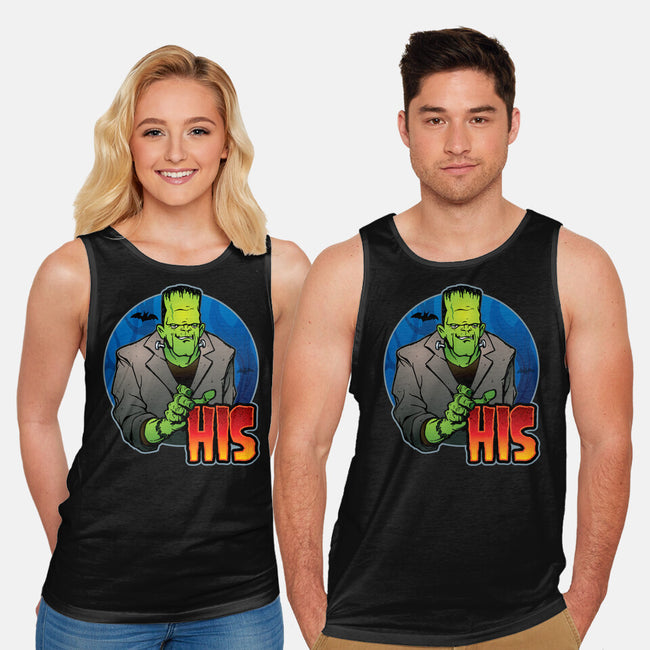 The Creature And Bride-Unisex-Basic-Tank-DraganMac