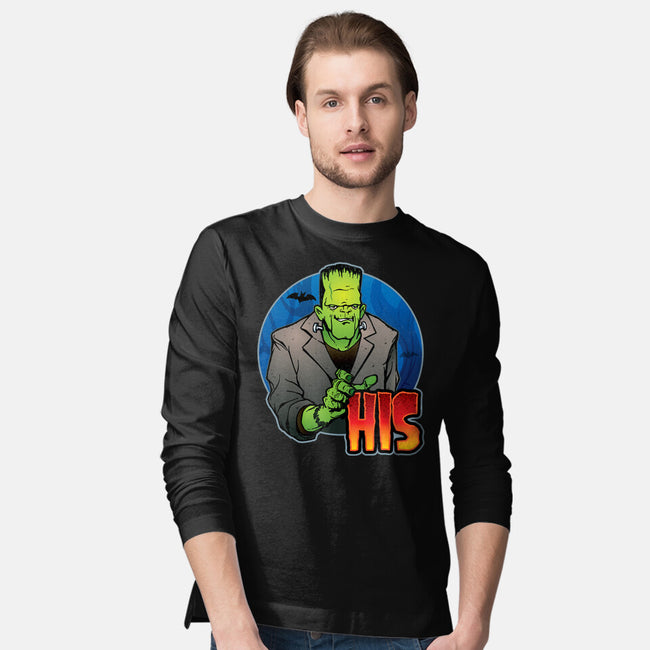 The Creature And Bride-Mens-Long Sleeved-Tee-DraganMac