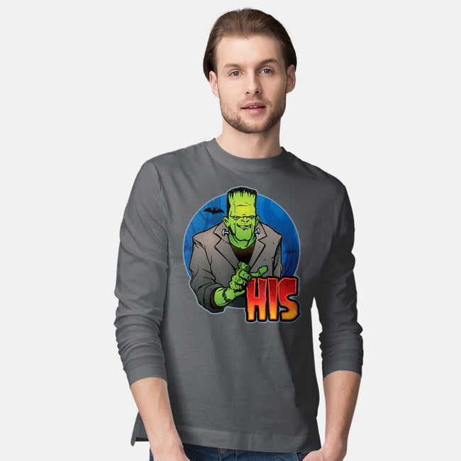 The Creature And Bride-Mens-Long Sleeved-Tee-DraganMac