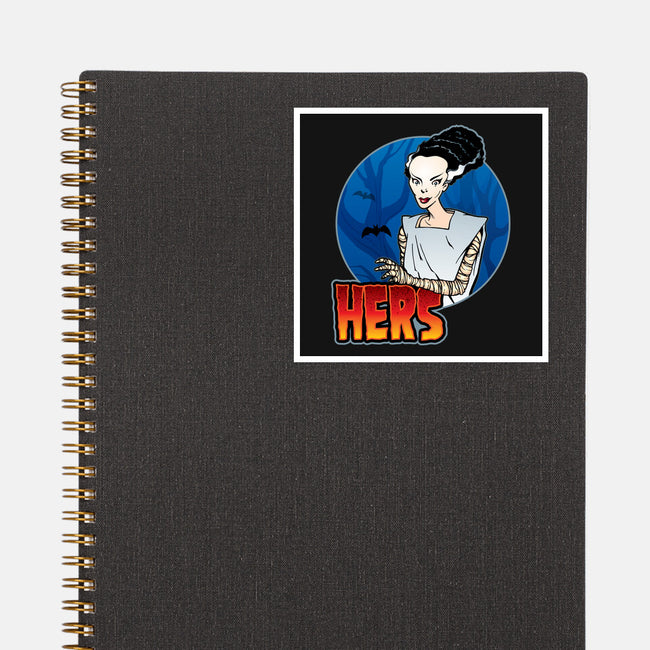 The Creature And His Bride-None-Glossy-Sticker-DraganMac