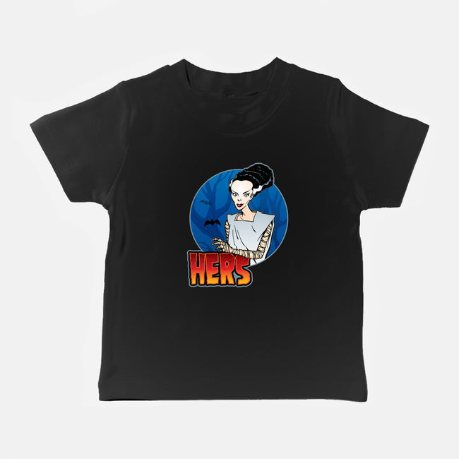 The Creature And His Bride-Baby-Basic-Tee-DraganMac