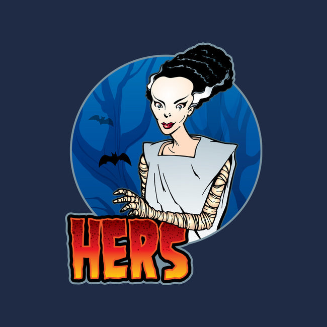 The Creature And His Bride-Mens-Heavyweight-Tee-DraganMac
