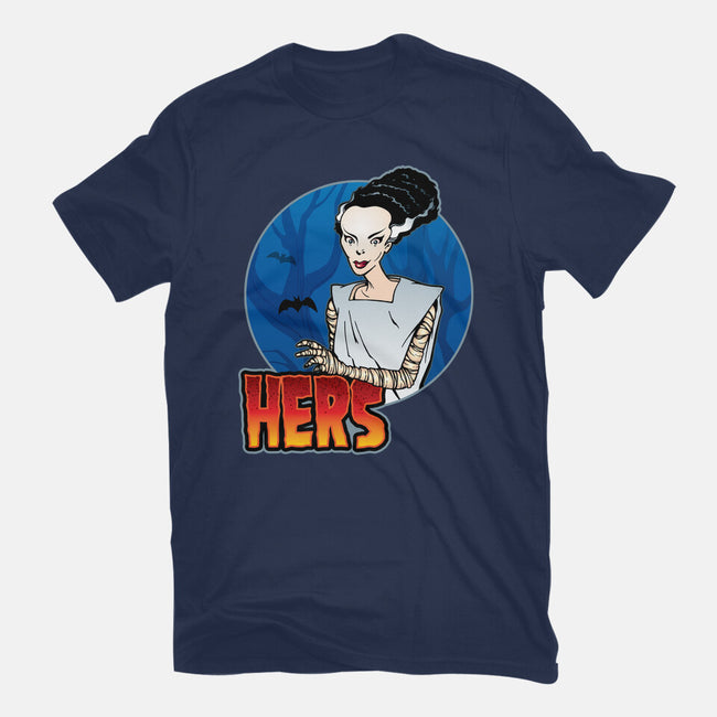 The Creature And His Bride-Mens-Heavyweight-Tee-DraganMac