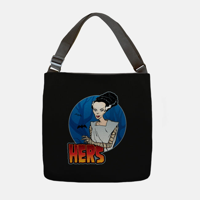 The Creature And His Bride-None-Adjustable Tote-Bag-DraganMac