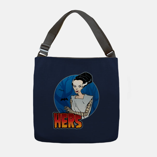 The Creature And His Bride-None-Adjustable Tote-Bag-DraganMac