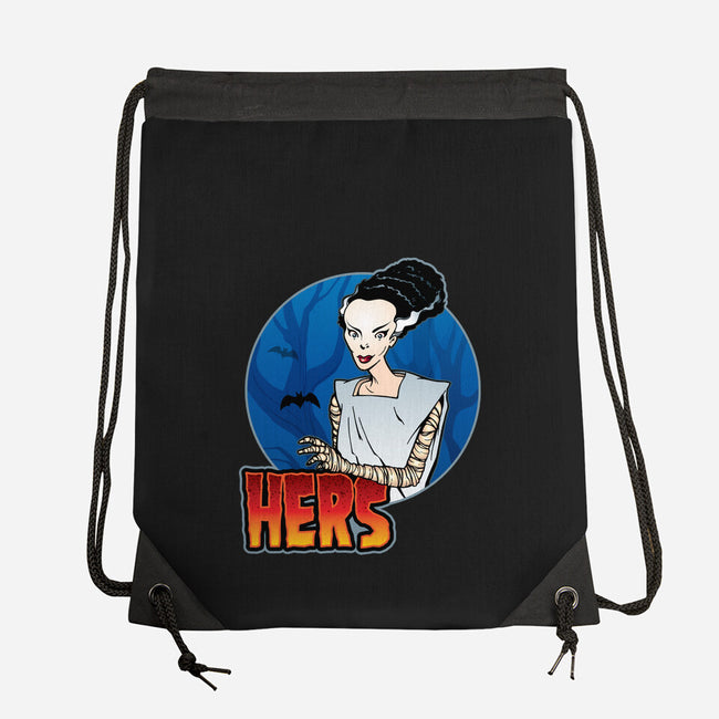 The Creature And His Bride-None-Drawstring-Bag-DraganMac