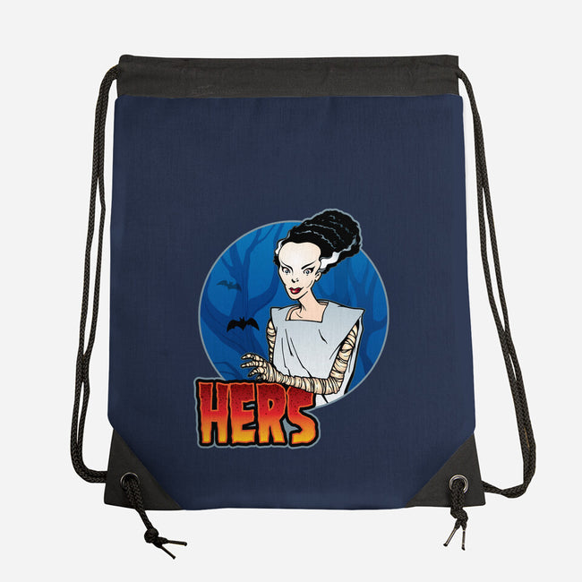 The Creature And His Bride-None-Drawstring-Bag-DraganMac
