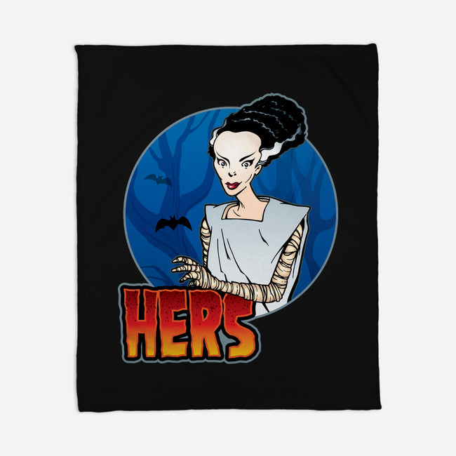 The Creature And His Bride-None-Fleece-Blanket-DraganMac