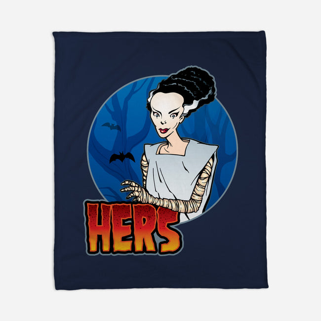 The Creature And His Bride-None-Fleece-Blanket-DraganMac