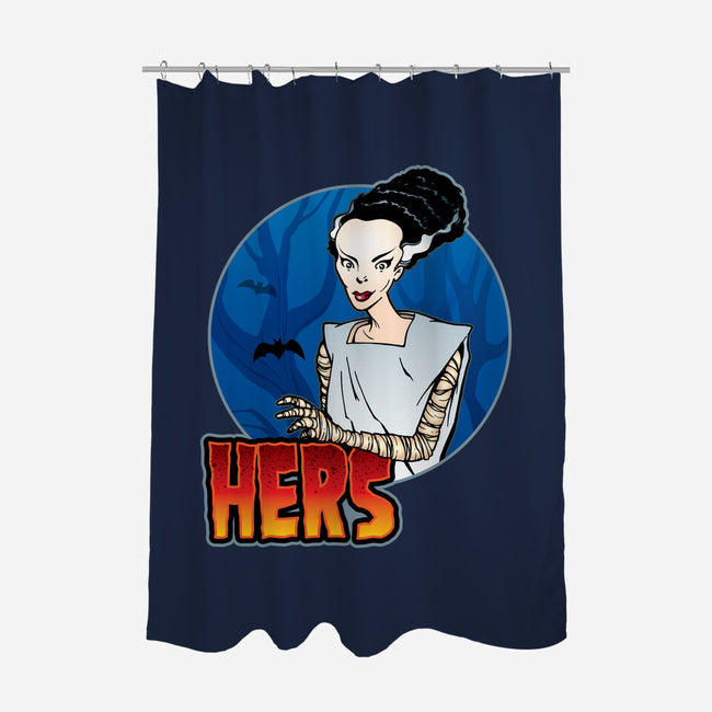 The Creature And His Bride-None-Polyester-Shower Curtain-DraganMac