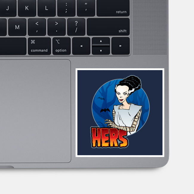 The Creature And His Bride-None-Glossy-Sticker-DraganMac