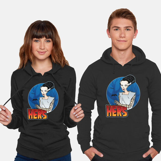 The Creature And His Bride-Unisex-Pullover-Sweatshirt-DraganMac