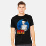 The Creature And His Bride-Mens-Heavyweight-Tee-DraganMac