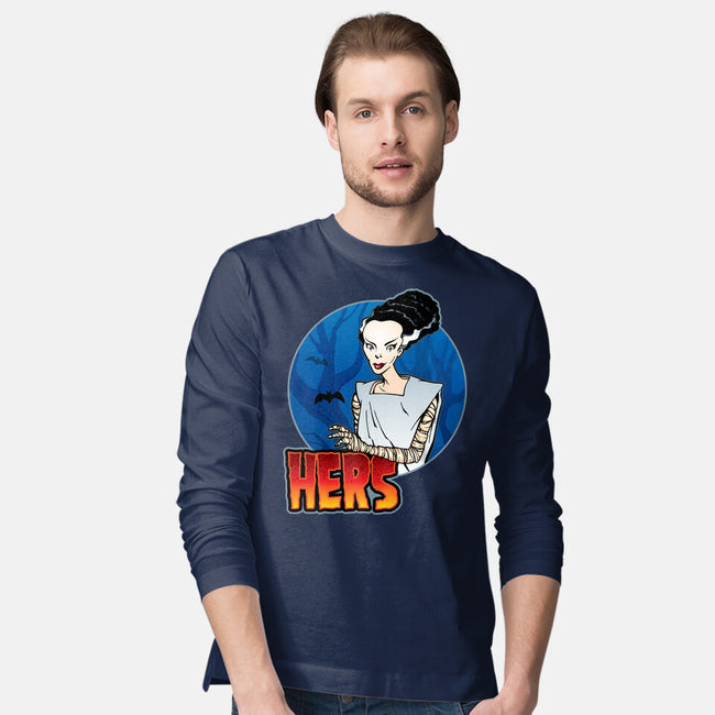 The Creature And His Bride-Mens-Long Sleeved-Tee-DraganMac