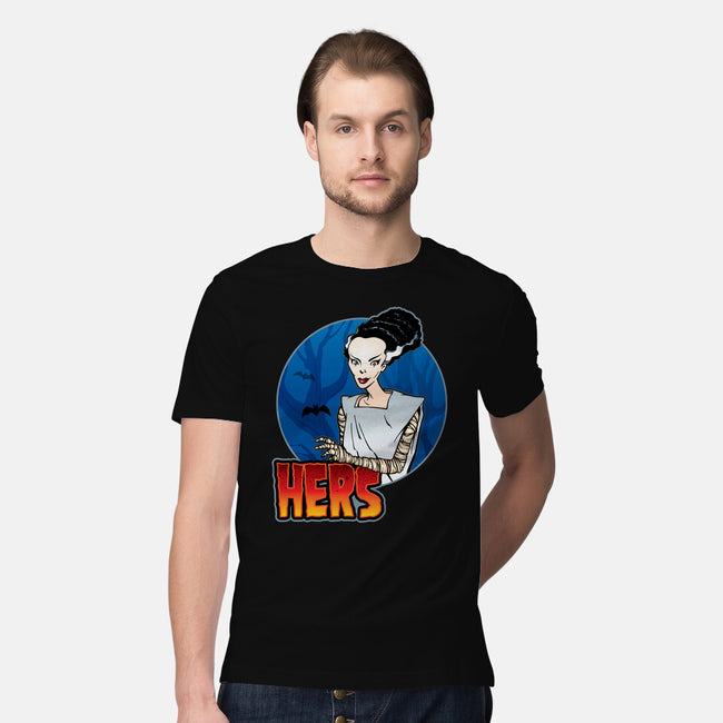 The Creature And His Bride-Mens-Premium-Tee-DraganMac