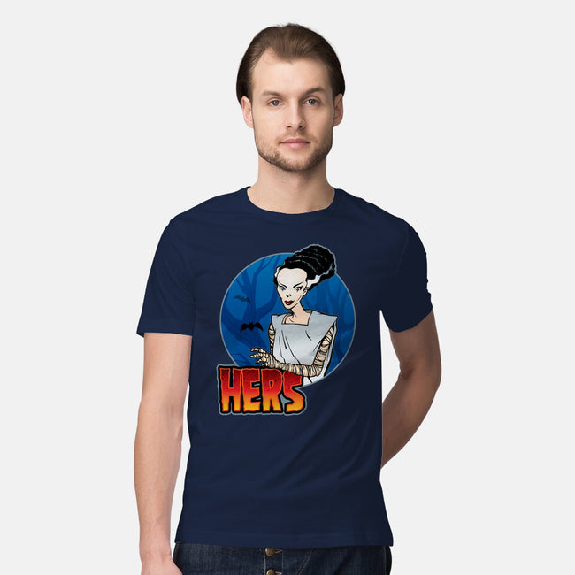 The Creature And His Bride-Mens-Premium-Tee-DraganMac