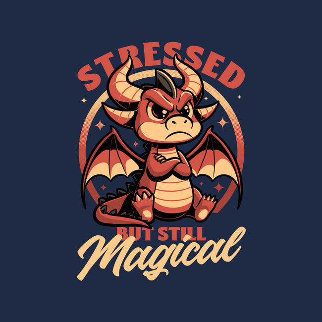 Stressed Cute Dragon-Mens-Basic-Tee-Studio Mootant
