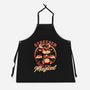 Stressed Cute Dragon-Unisex-Kitchen-Apron-Studio Mootant