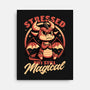Stressed Cute Dragon-None-Stretched-Canvas-Studio Mootant