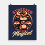 Stressed Cute Dragon-None-Matte-Poster-Studio Mootant