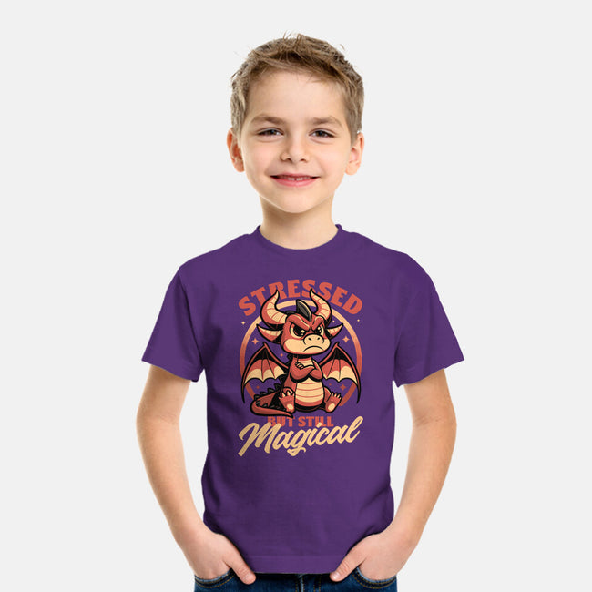 Stressed Cute Dragon-Youth-Basic-Tee-Studio Mootant