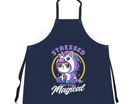 Stressed Cute Cat Unicorn