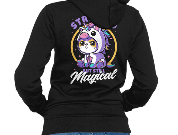 Stressed Cute Cat Unicorn