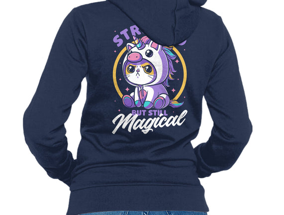 Stressed Cute Cat Unicorn