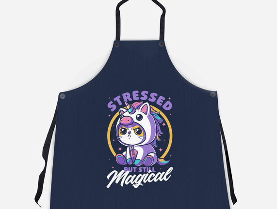 Stressed Cute Cat Unicorn