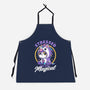 Stressed Cute Cat Unicorn-Unisex-Kitchen-Apron-Studio Mootant