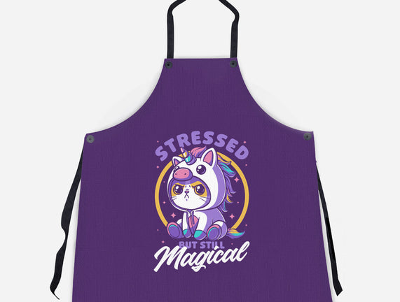 Stressed Cute Cat Unicorn