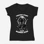 Spooky Reaper Pumpking-Womens-V-Neck-Tee-Studio Mootant