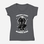 Spooky Reaper Pumpking-Womens-V-Neck-Tee-Studio Mootant