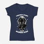 Spooky Reaper Pumpking-Womens-V-Neck-Tee-Studio Mootant