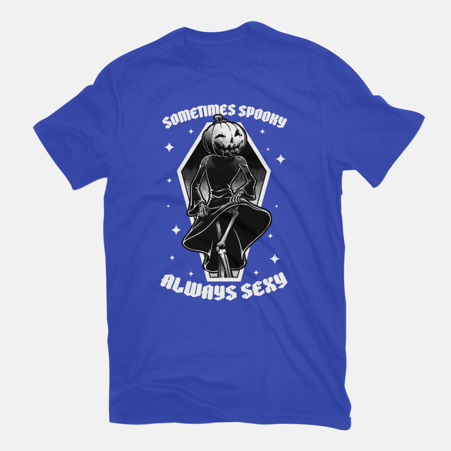 Spooky Reaper Pumpking-Womens-Fitted-Tee-Studio Mootant