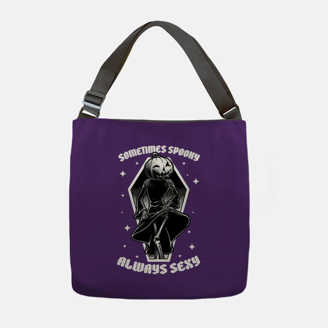 Spooky Reaper Pumpking-None-Adjustable Tote-Bag-Studio Mootant