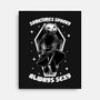 Spooky Reaper Pumpking-None-Stretched-Canvas-Studio Mootant