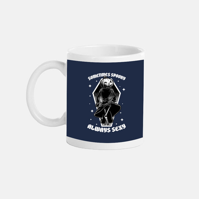 Spooky Reaper Pumpking-None-Mug-Drinkware-Studio Mootant