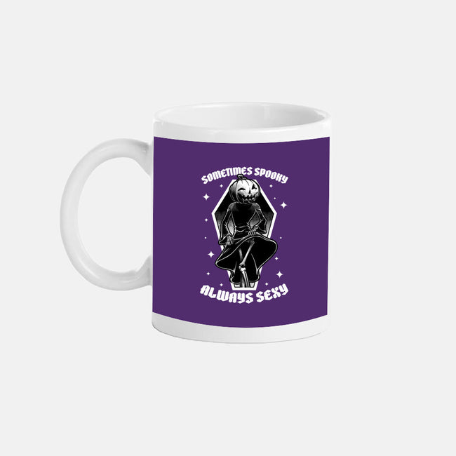 Spooky Reaper Pumpking-None-Mug-Drinkware-Studio Mootant