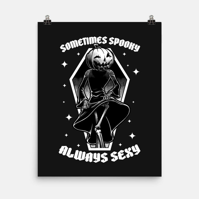 Spooky Reaper Pumpking-None-Matte-Poster-Studio Mootant