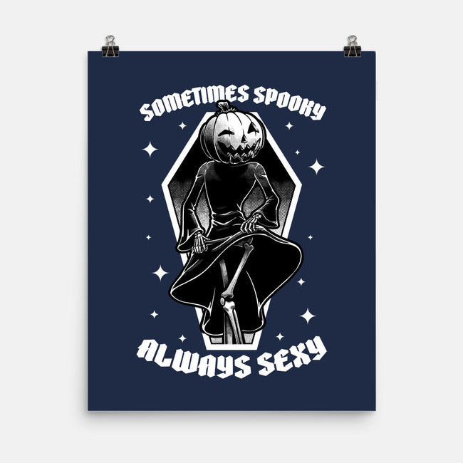 Spooky Reaper Pumpking-None-Matte-Poster-Studio Mootant