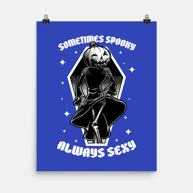 Spooky Reaper Pumpking-None-Matte-Poster-Studio Mootant