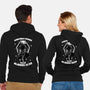 Spooky Reaper Pumpking-Unisex-Zip-Up-Sweatshirt-Studio Mootant