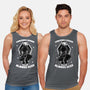 Spooky Reaper Pumpking-Unisex-Basic-Tank-Studio Mootant