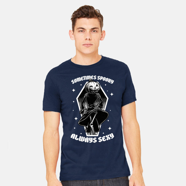 Spooky Reaper Pumpking-Mens-Heavyweight-Tee-Studio Mootant